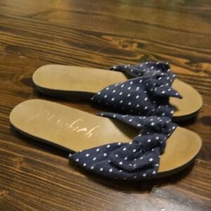 Blowfish Navy Star Pattern Sandals